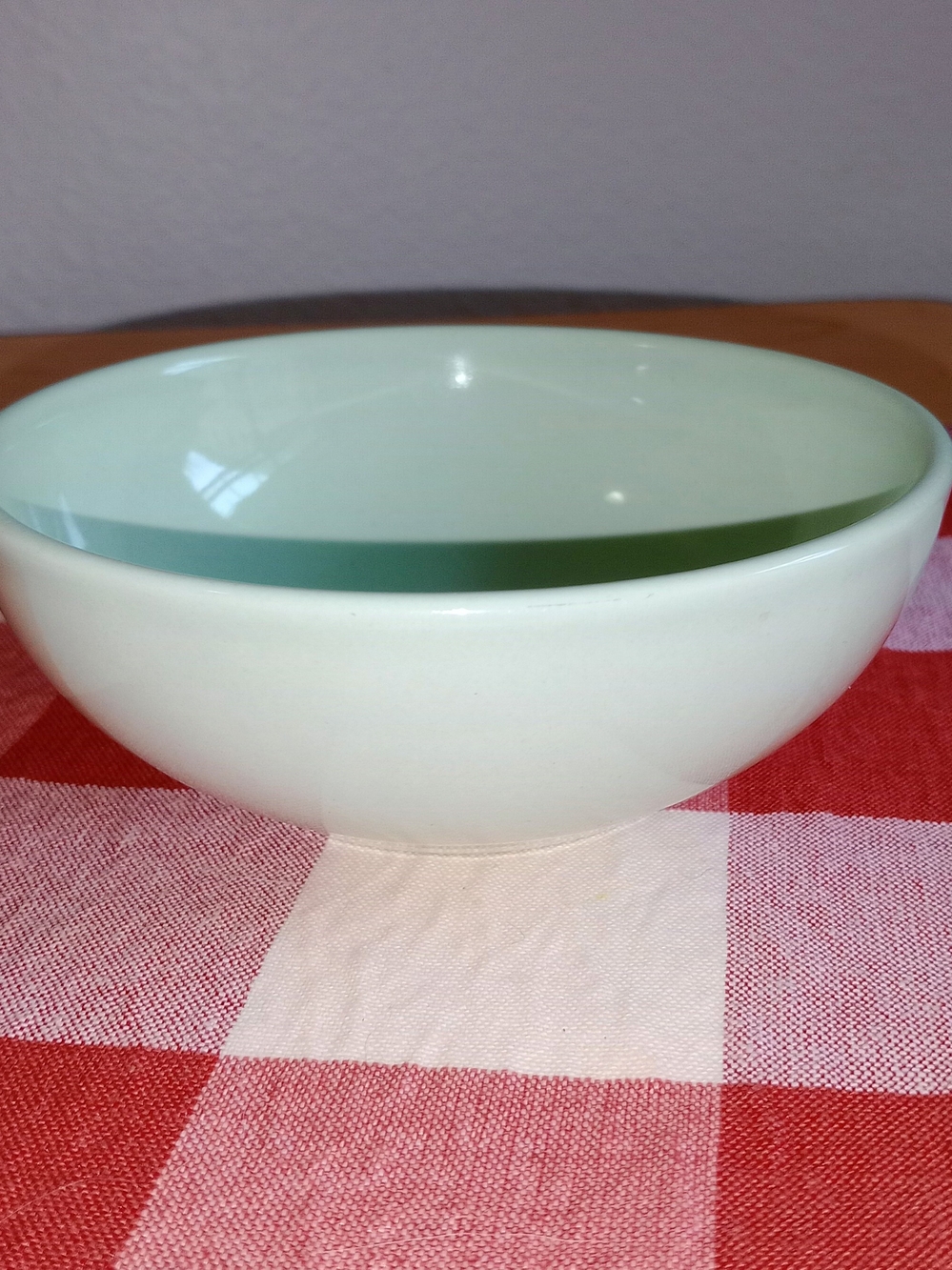 Casual China 'Pastel Bright' Mint Glazed Bowl. Russell Wright Iroquois - Picture 5 of 6